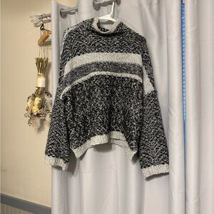 John + Jenn Monochrome Patterned Sweater